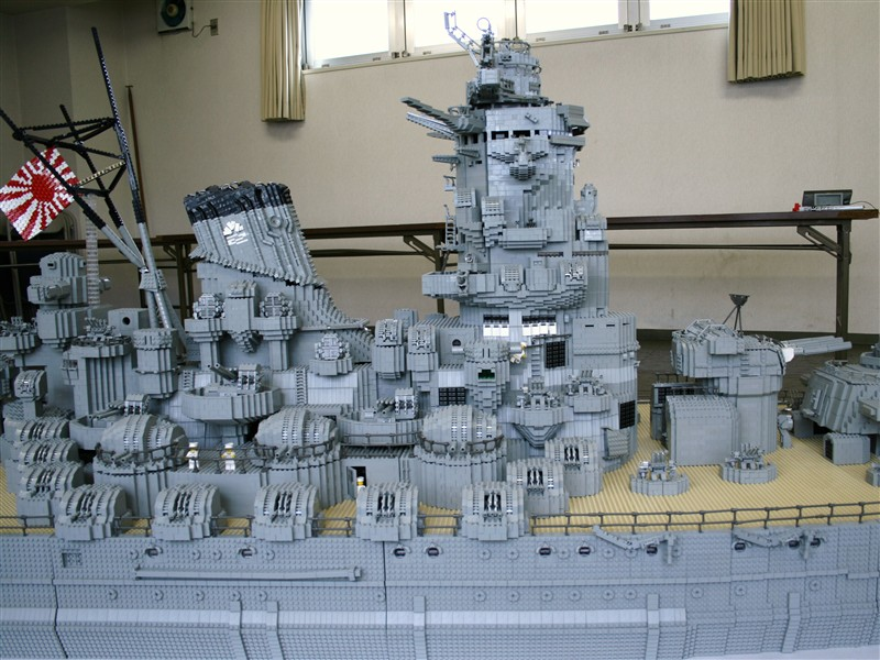 Illustration for article titled Lego Battleship Yamato Is Biggest Lego Ship Ever